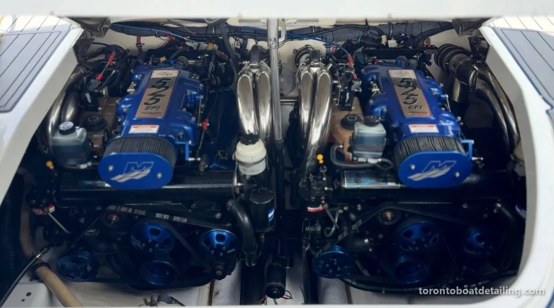 Clean engine bay